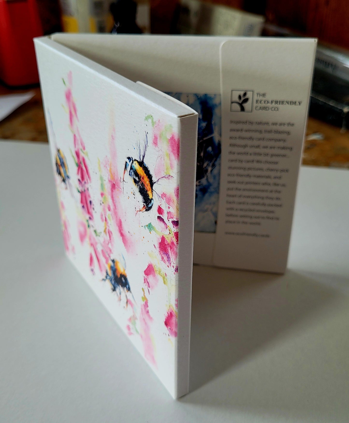 Note card Wallet ( 8 cards) - Flowers and Bees