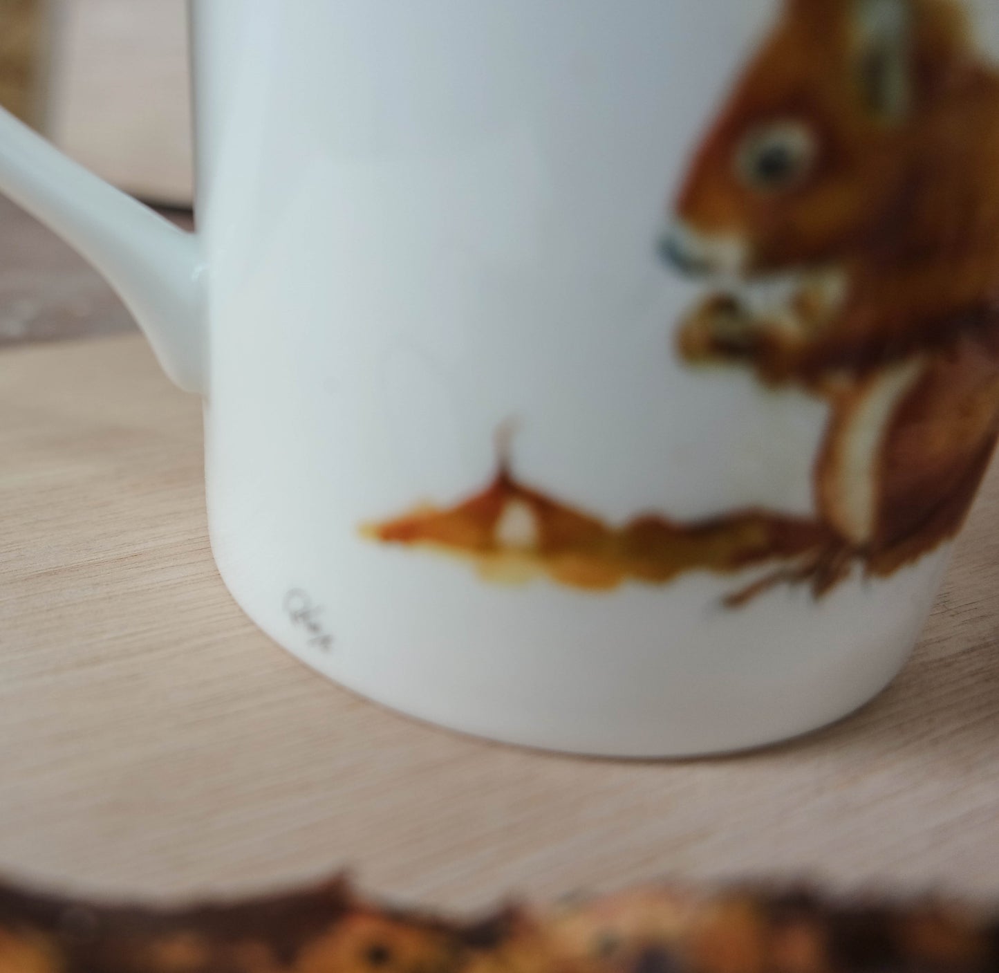 Red Squirrel Fine Bone China Mug UK delivery ONLY