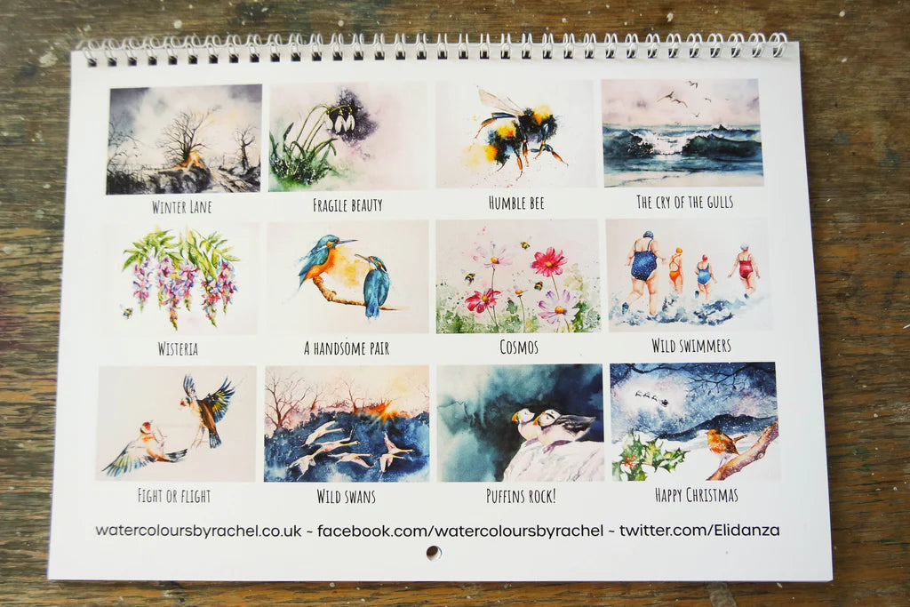 New book and 2024 Art Calendar bundle