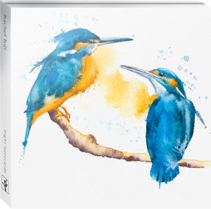 Note card Wallet ( 8 cards) - Kingfishers and other birds