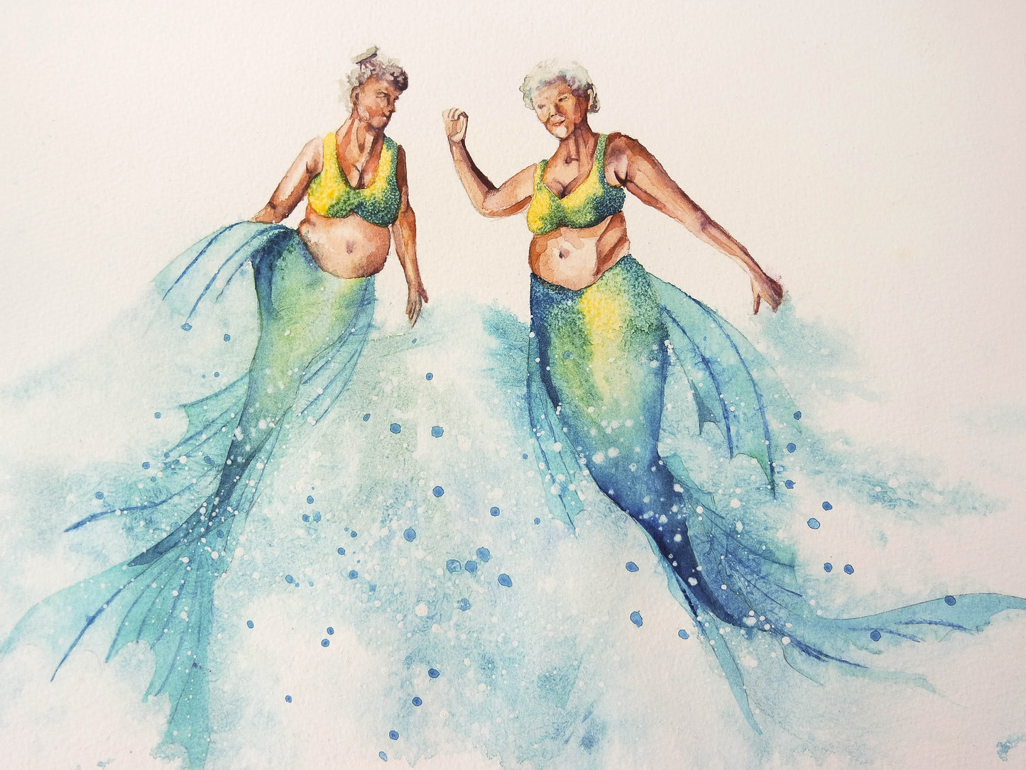 *NEW* Are we too old to be a mermaids ? ( print)