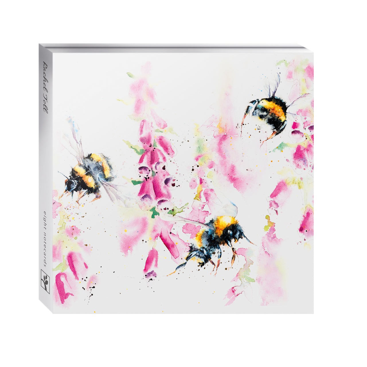 Note card Wallet ( 8 cards) - Flowers and Bees