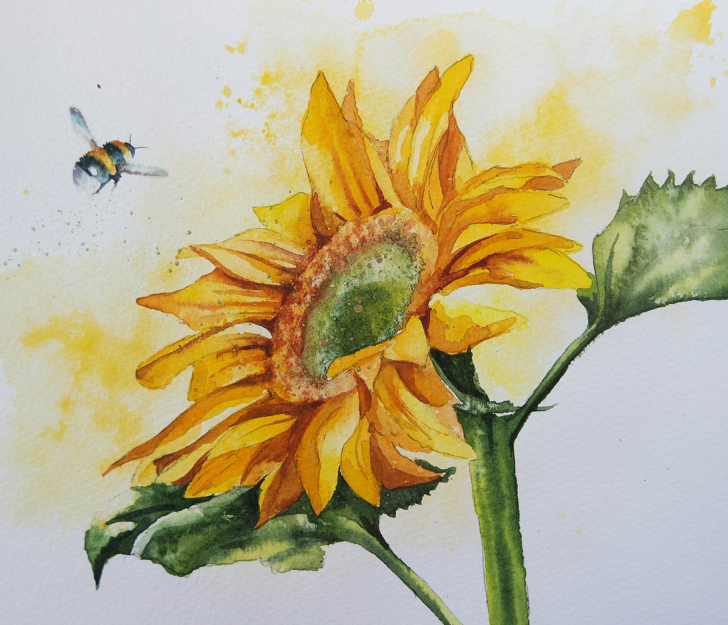 Flowers and Bees ( 4 cards)