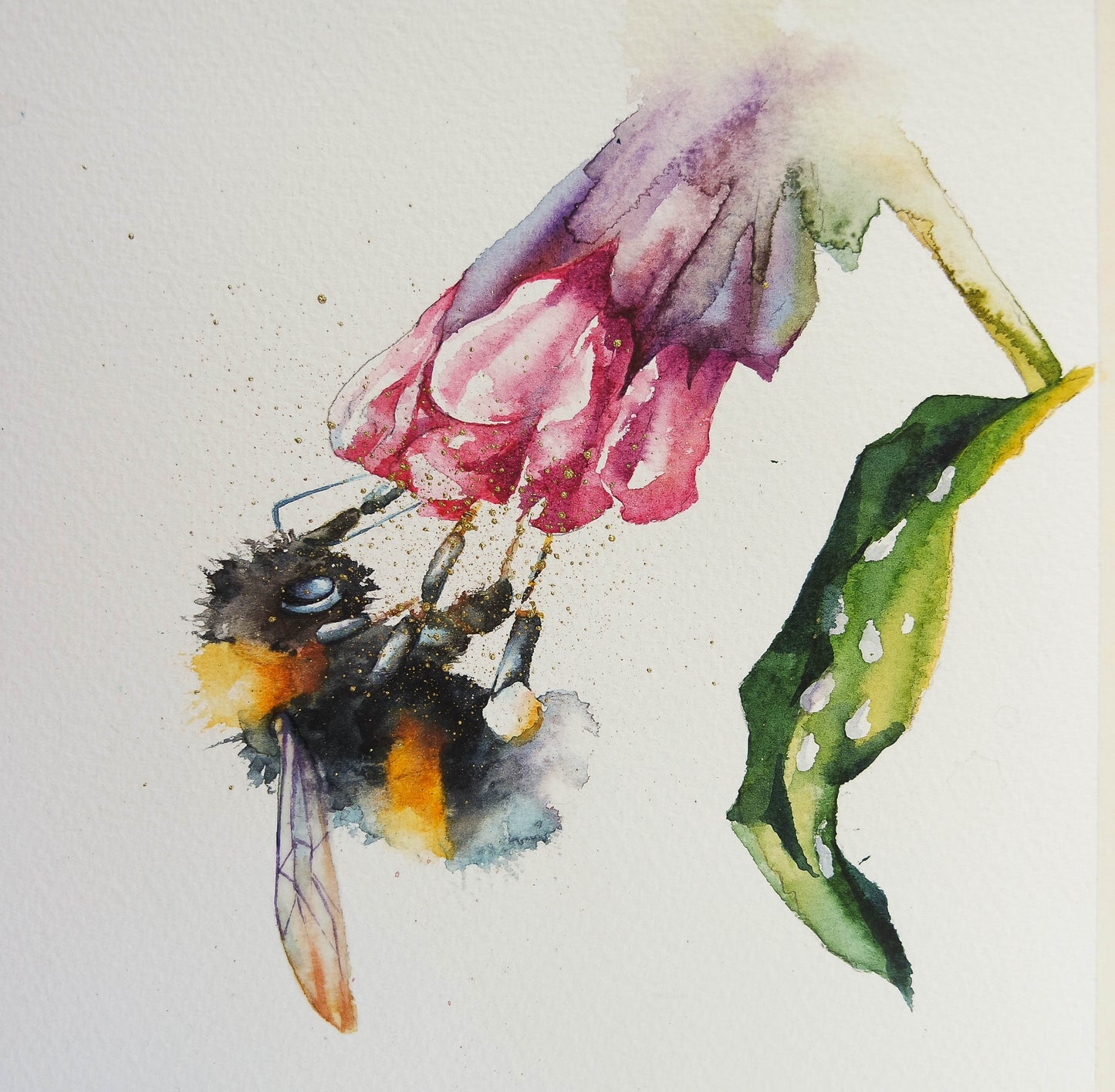 Flowers and Bees ( 4 cards)