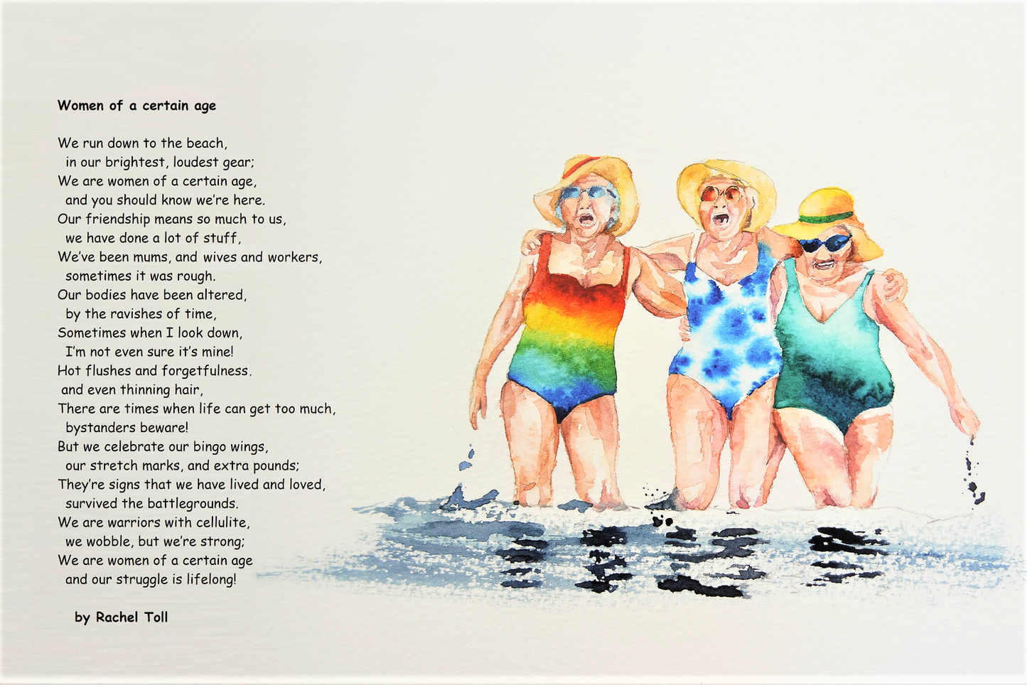 ***NEW LARGER SIZE*** Love the skin you're in collection with poems!