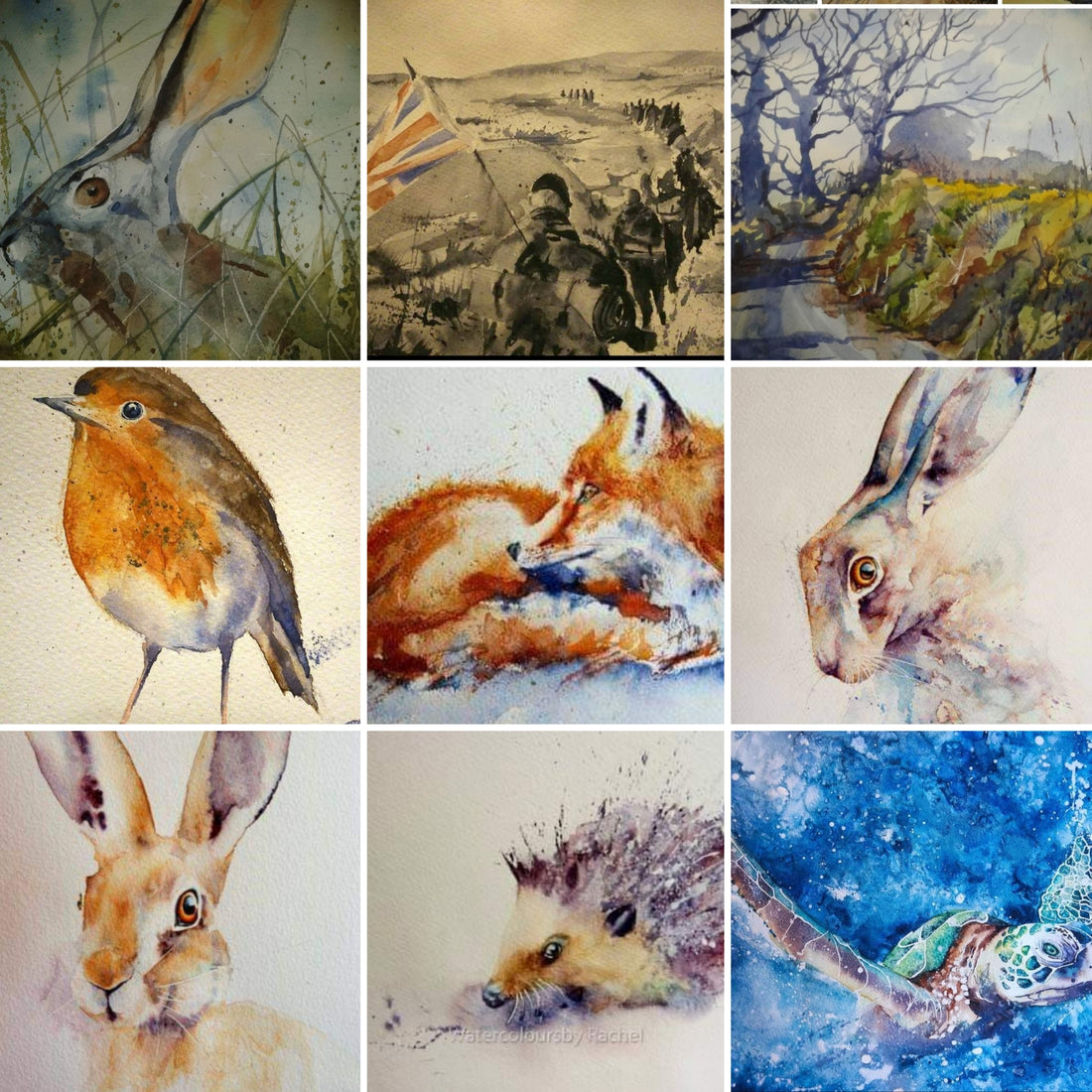 A Watercolour Retrospective , it's good to look back as well as forward
