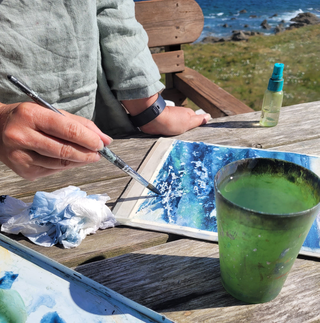 Painting the Sea in Cornwall