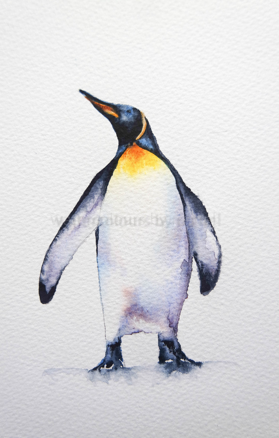 A Christmas painting step by step