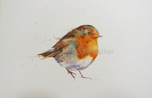 Painting a robin...for Christmas maybe?