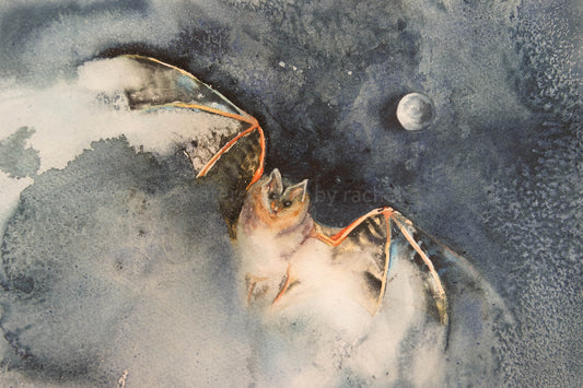 Reimagining my bat from last year...Happy Halloween