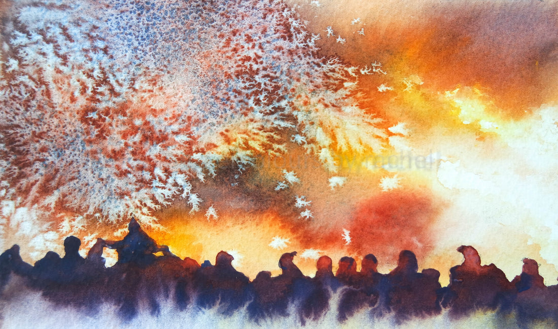 Remember remember ...a bonfire night painting