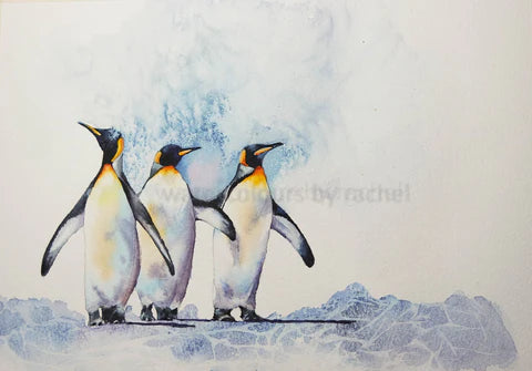 Life in the freezer ! Painting Penguins