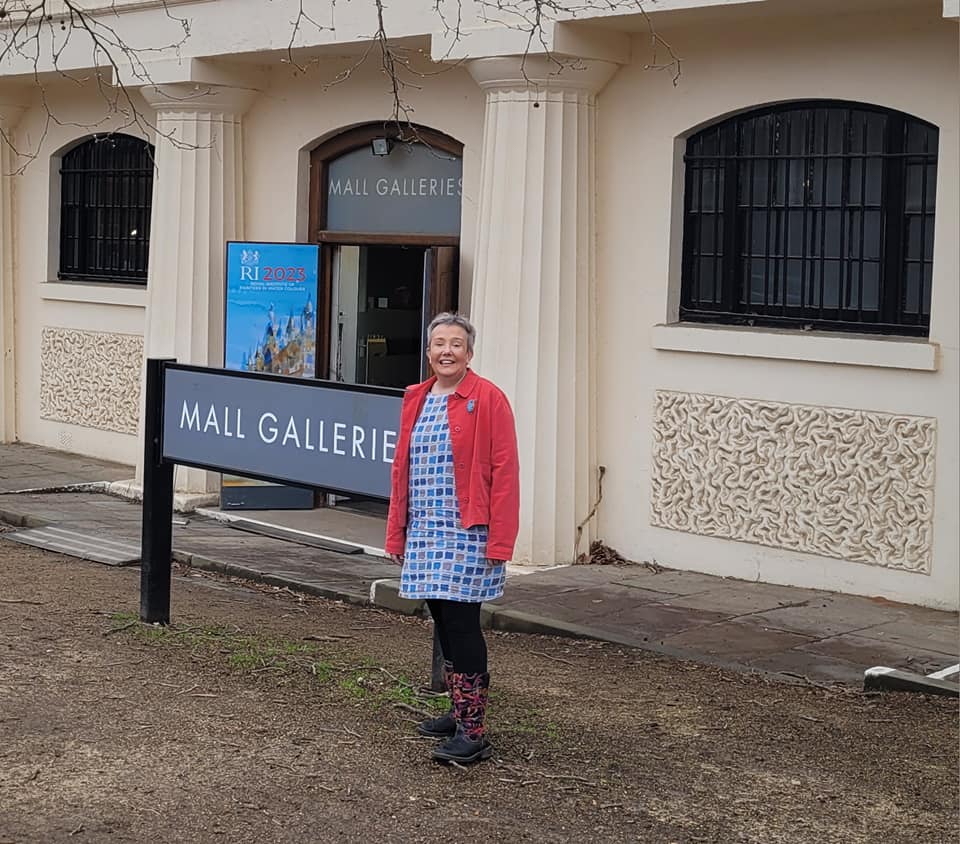 WatercoloursbyRachel visits the Royal Institute of Painters in Watercolours Exhibition