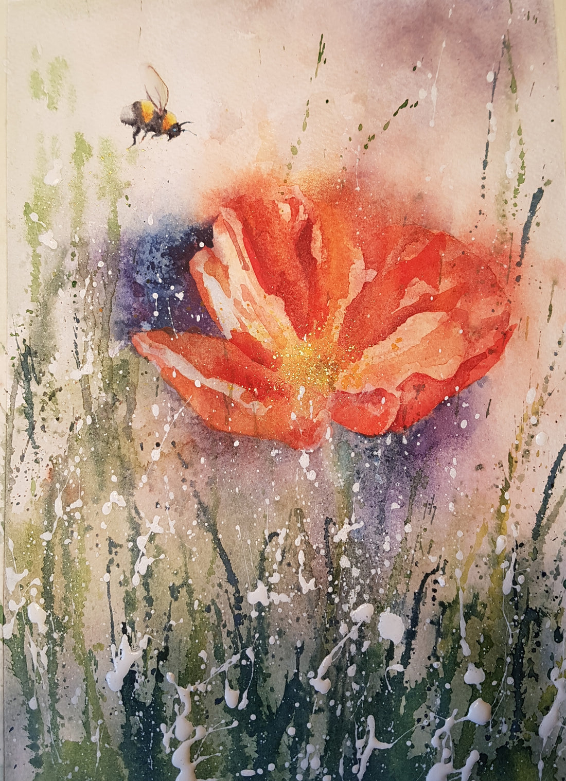 How to drag a painting kicking and screaming from the page.....