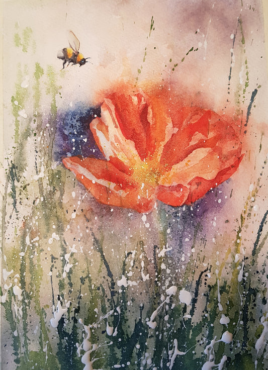 How to drag a painting kicking and screaming from the page.....