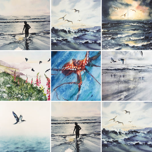 My watercolour seas