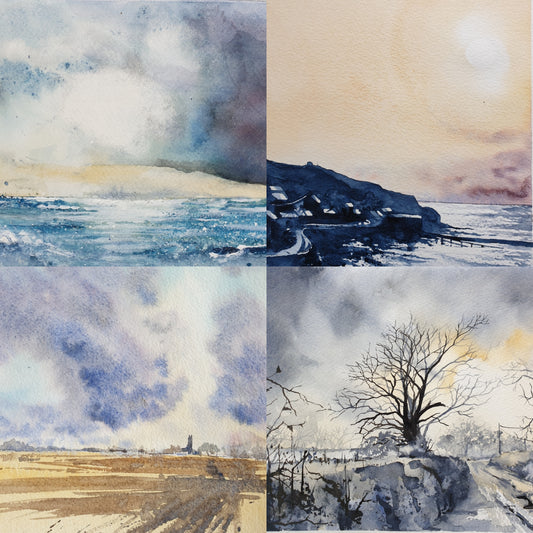 Watercolour skies