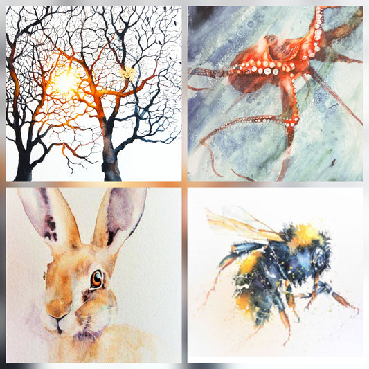 Wildlife Artist of the Year Collection ( four cards )