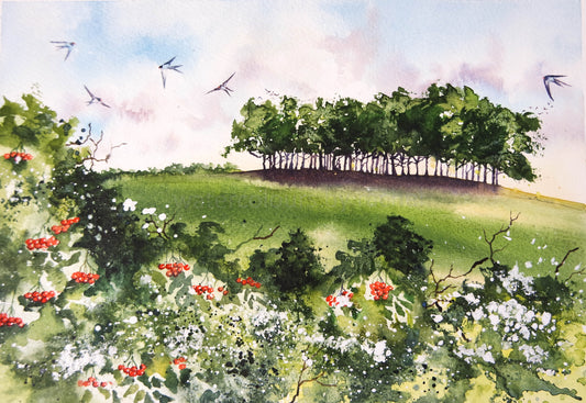 The 'Nearly There Trees ' Limited Edition Print
