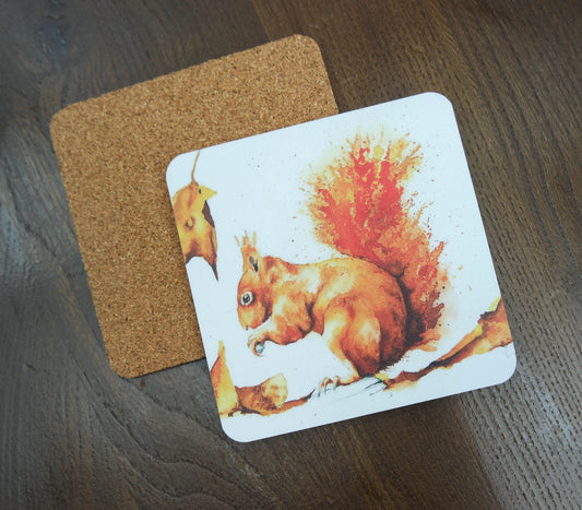 ***NEW*** Red Squirrel Coaster