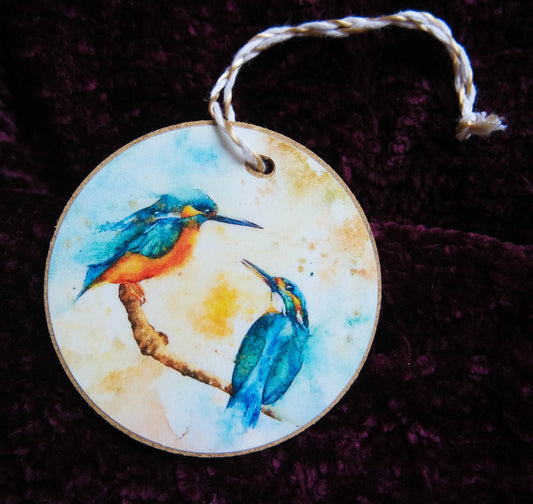 Hanging decoration Kingfishers