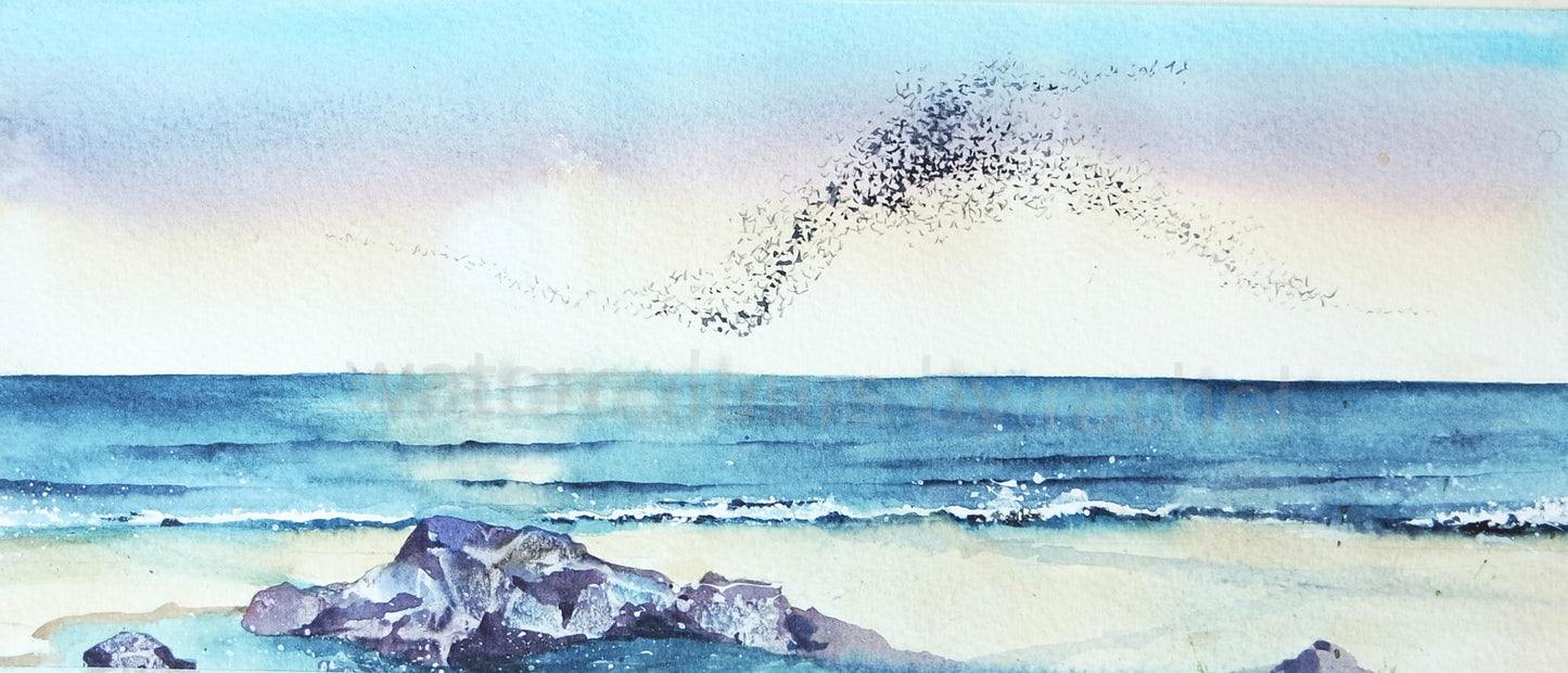 ***Autumn Sale*** Murmuration at dusk