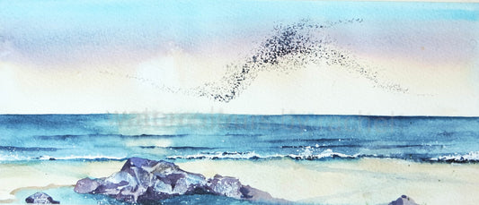 ***Autumn Sale*** Murmuration at dusk