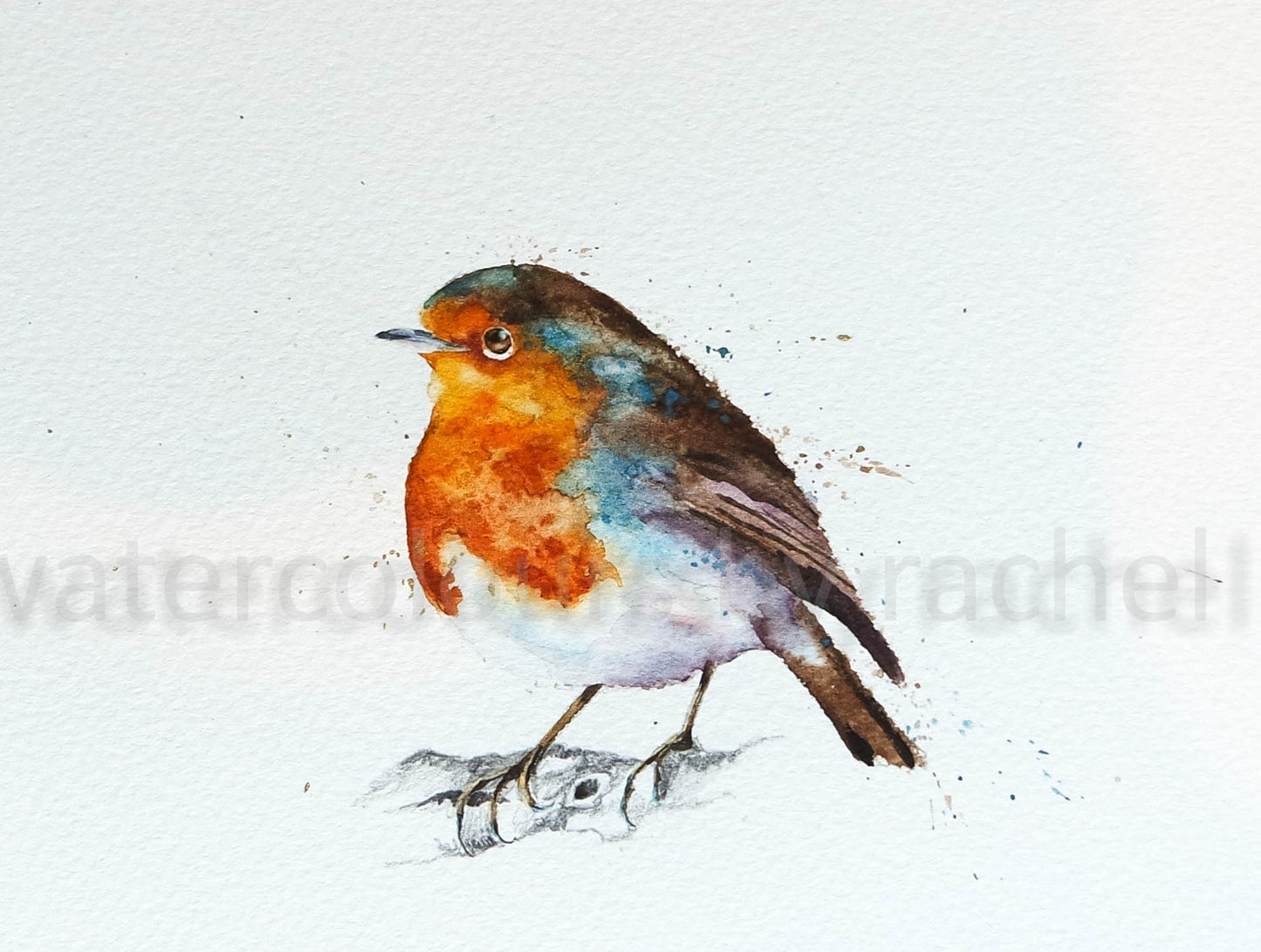 ***CHRISTMAS SPECIAL*** Robin on a pencil branch