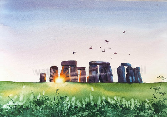 Sunrise at Stonehenge