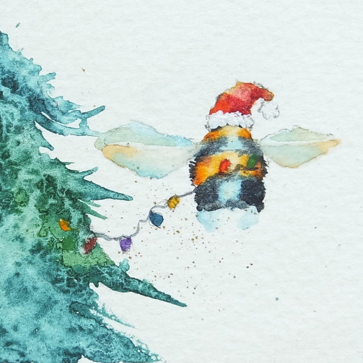 Baubles, bees, sheep and Christmas  ( 4 cards)