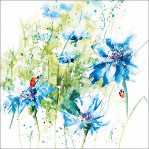 Birds , flowers, ladybirds and bees( 4 cards)