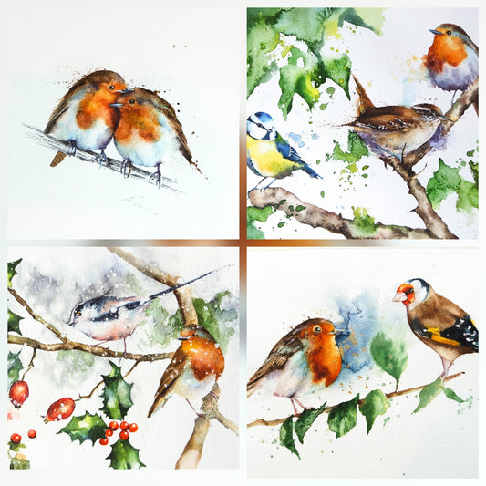 Robins and Friends ( 4 cards)