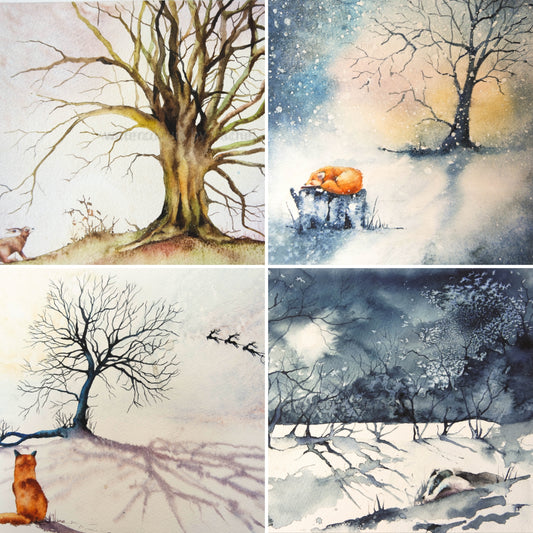 Woodland Christmas (4 cards)
