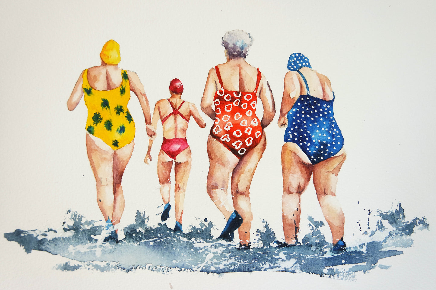 Some more Four good friends went for a swim