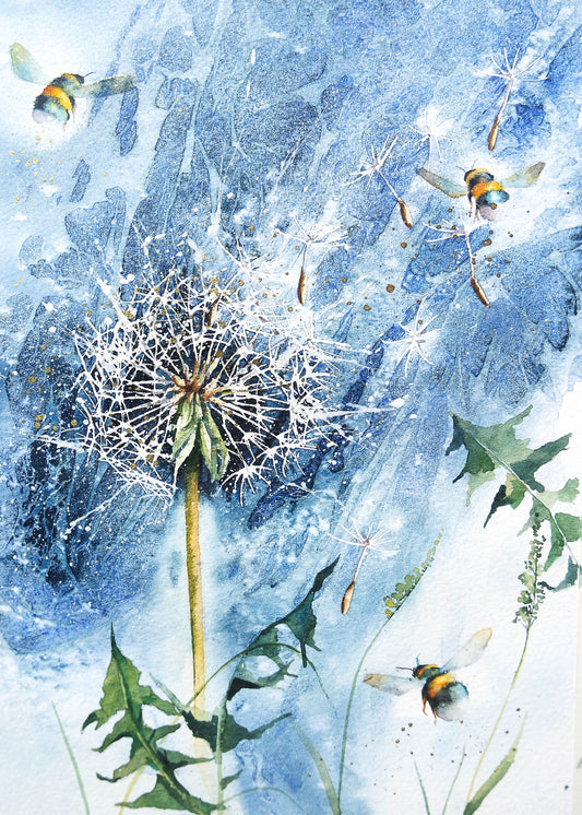 'Some see a weed, others see a wish' (single card)