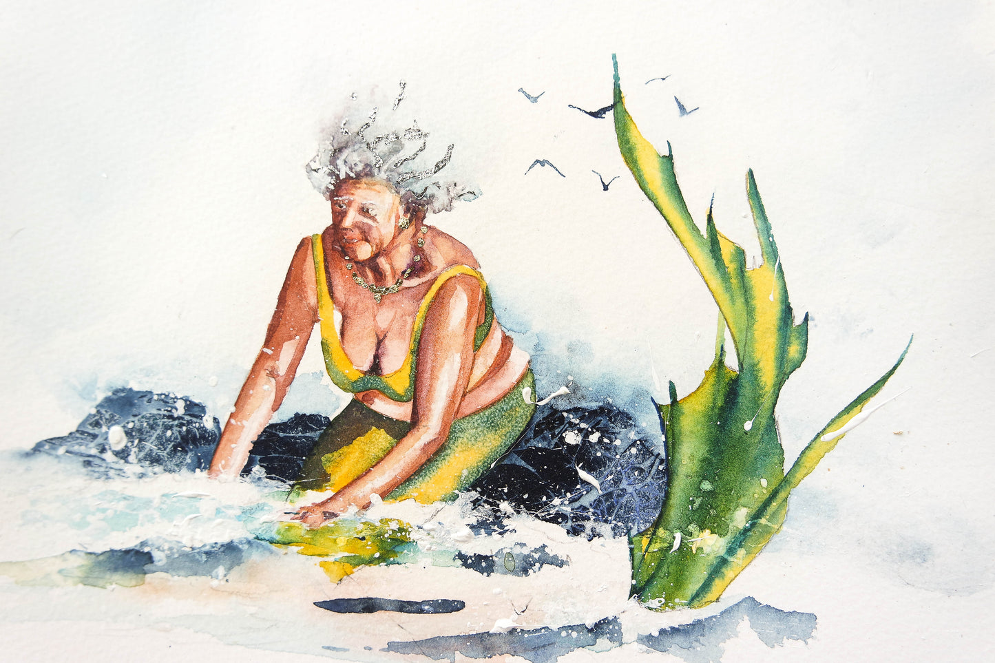 Am I too old to be a mermaid ? ( 4 cards)