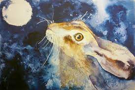 Moon gazing Hare