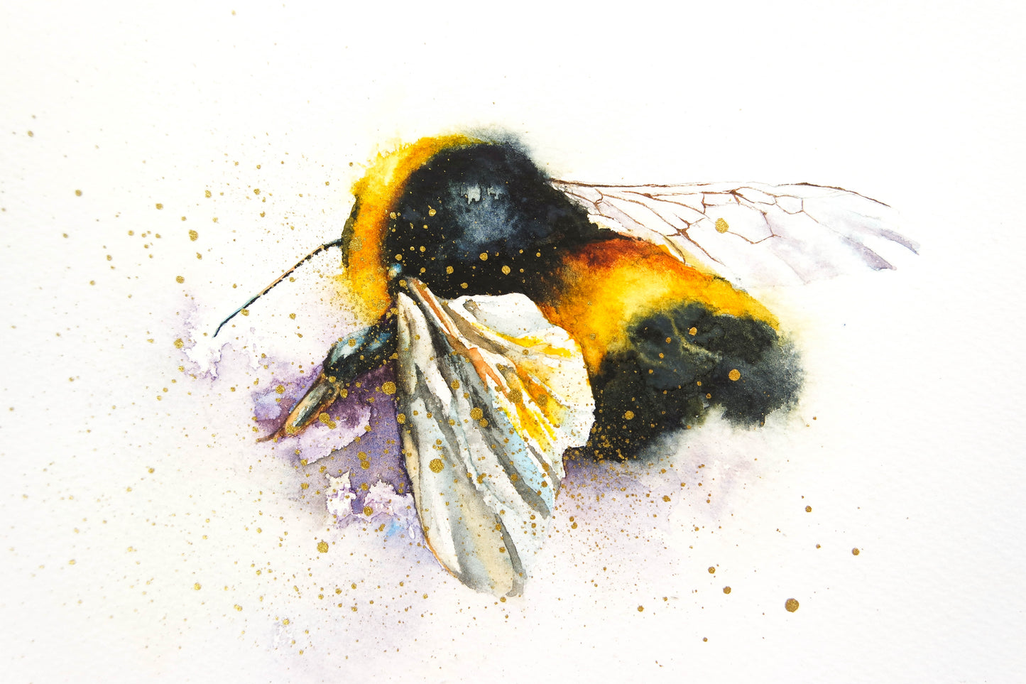 Very Limited Edition ***Hand finished*** Busy Happy Bumble Bee